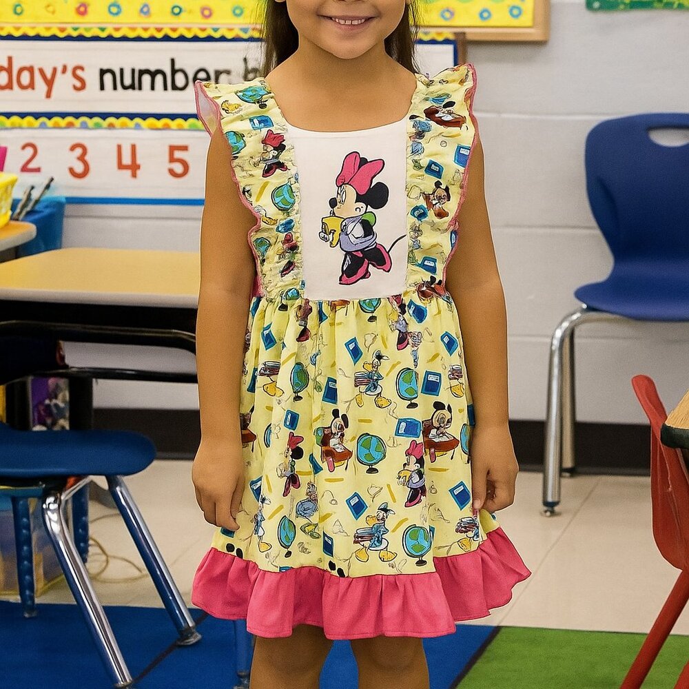 Minnie & Friends Back-to-School Dress Set